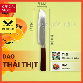 Dao thái thịt, gọt hoa quả - Dao Đa Sỹ - thép Nhật trắng không gỉ