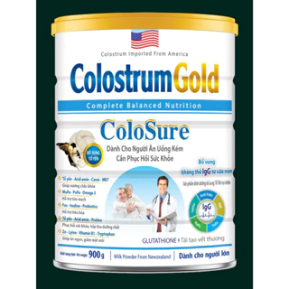 SỮA COLOSTRUM GOLD COLOSURE - 900G (Người ăn uống kém phục hồi sức khỏe)