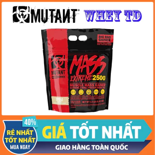 Mutant Mass XXXTreme 2500 12Lbs 5.45KG - Sữa tăng cân tăng cơ bổ sung protein