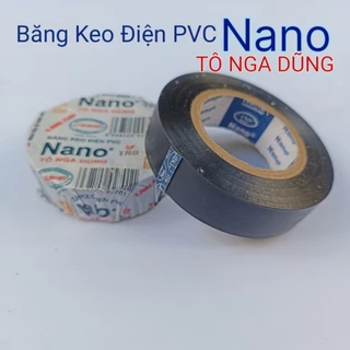 Cuộn Băng Keo Cách Điện Băng Keo Đen Nano 10Y, 20Y TND Tô Nga Dũng Chính Hiệu