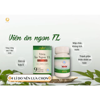 viên ăn ngon T_L thực phẩm bổ sung vitamin cho người gầy,cải thiện hệ tiêu hóa,kém ăn( hộp 56 viên) cho bạn trải nghiệm