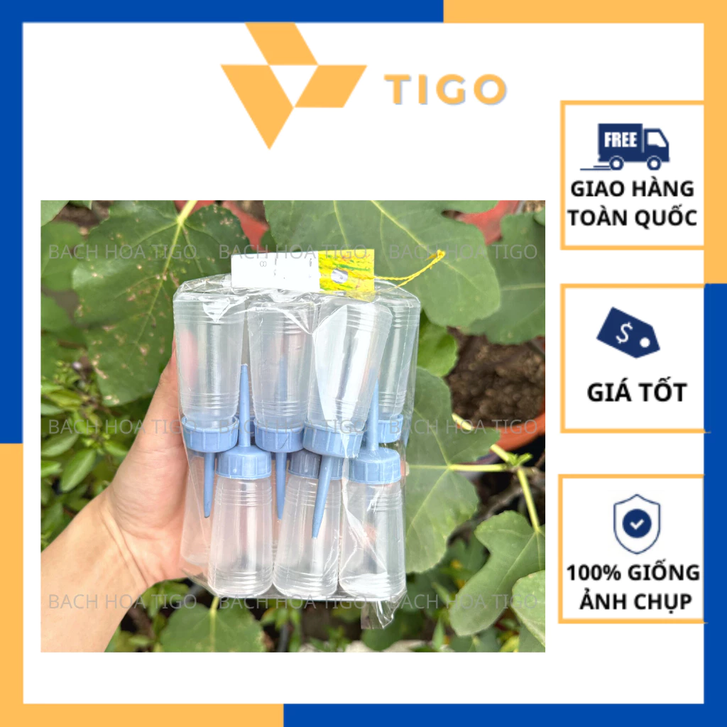 Combo 10 Lốc ( 120 Chai ) Chiết Nhựa Loại Nhỏ 30ml Chiết Keo Sữa, Chất Lỏng,...