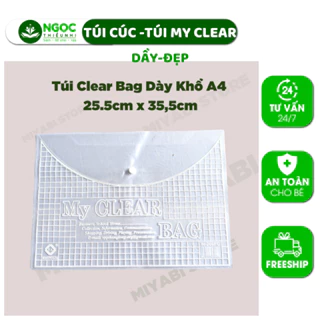 Túi my clear bag/túi đựng tài liệu A4 loại mỏng, dày chất lượng, giá rẻ