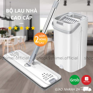 Cây Lau Nhà Tự Vắt Thông Minh MOPScratch Chổi Lau Nhà Tự Vắt Thông Minh Bộ Lau Nhà 360 Độ Cao Cấp Tặng Kèm Bông Lau