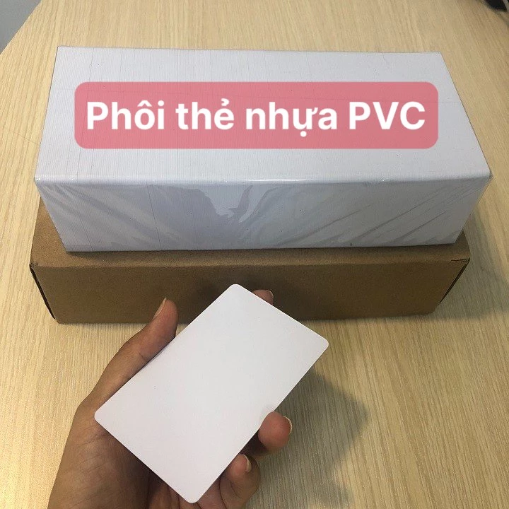 PHÔI THẺ NHỰA PVC TRẮNG IN TRỰC TIẾP (86mm*54mm)