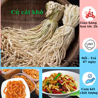 1kg Củ cải khô (Hút chân không), Hàng loại 1 non giòn