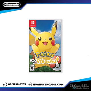 [Mã 99ELHA giảm 7% đơn 300K] Băng Game Nintendo Switch Pokemon Let's Go, Pikachu!