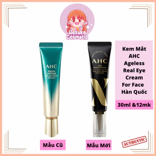 Kem Mắt AHC Ageless Real Eye Cream For Face 12ml & 30ml Hàn Quốc