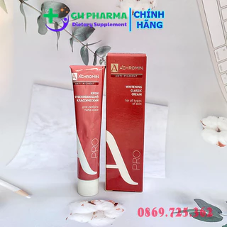 Kem Mờ Nám Tàn Nhang Nga - 45ml Achromin Anti Pigment Giảm Nám Tàn Nhanh Đồi Mồi Trẻ Hoá Làn Da