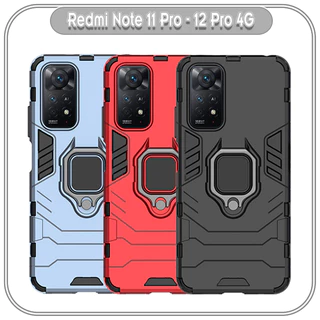 Ốp lưng cho Xiaomi Redmi Note 11 Pro 4G - 5G - Redmi Note 12 Pro 4G iRON MAN IRING Nhựa PC cứng viền dẻo chống sốc