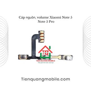 Cáp nguồn volum Xiaomi redmi Note 5 pro,  redmi Note 6 pro,  redmi Note 7,  redmi Note 9S/ Note 9 pro (đủ hình)