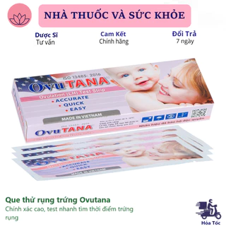 Que thử rụng trứng Ovutana - Chính xác cao, test nhanh tìm thời điểm trứng rụng