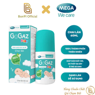 Chai lăn bụng Gogaz Baby giảm quấy khóc dạ đề Mega We Care 60ml