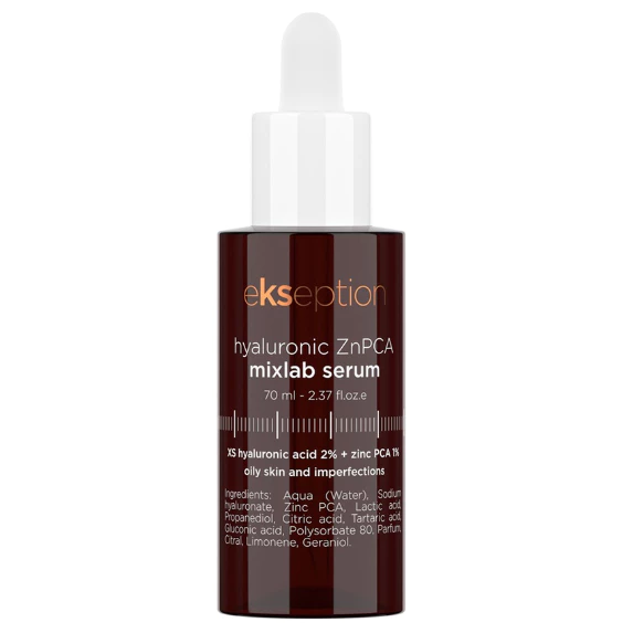 Serum giảm mụn kiểm soát nhờn EKSEPTION Hyaluronic ZnPCA Mixlab Serum 75ml