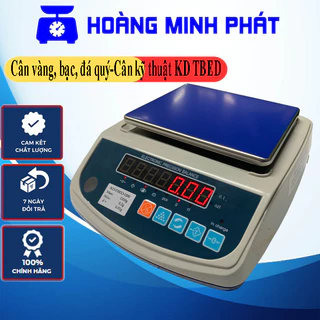 Cân điện tử 2 số lẻ KD TBED 300g 600g 1200g 3000g tích điện, màn hình hiển thị 2 mặt. Dùng cân vàng bạc đá quý, cân ..