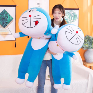 GỐI ÔM DOREMON SIZE LỚN 1MET HÀNG CAO CẤP VẢI MINISO MỀM MỊN