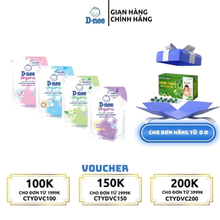 Nước giặt quần áo em bé Dnee túi 1400ml-Nước Giặt Xả Cho Trẻ Em an toàn, Chính hãng Công ty Đại Thịnh