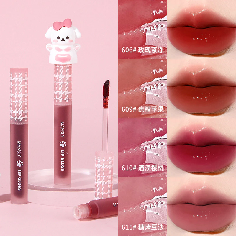 Son bóng MANSLY Mirror Lip Gloss Hiệu ứng tráng gương Siêu Lì Cao Cấp