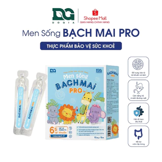 Men sống bạch mai Pro Đỗ Gia 6 tỉ lợi khuẩn men vi sinh cải thiện hệ tiêu hoá cho bé hộp 15 ống x 10ml