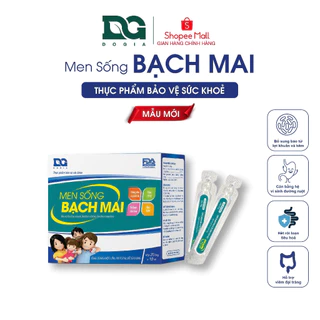 Men sống dạng ống nước Bạch Mai Đỗ Gia men vi sinh tăng cường hệ tiêu hóa cho bé