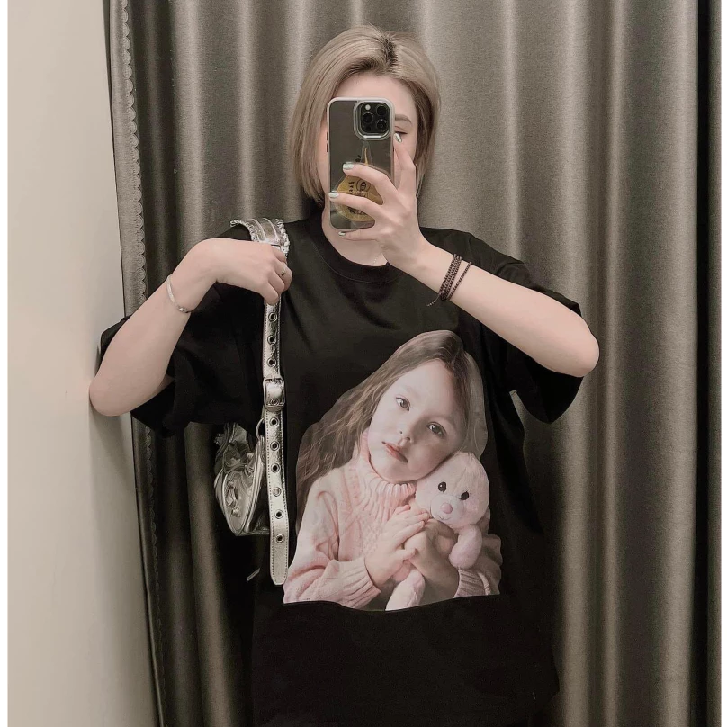 (CHÍNH HÃNG) Áo ADLV phông BABYFACE 2023 Hàn Quốc đứng form unisex nam nữ full màu