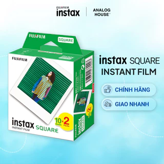 FILM INSTAX SQUARE Viền Trắng - Giấy in ảnh vuông cho máy chụp lấy liền Instax Square - Chính hãng Hạn dùng xa