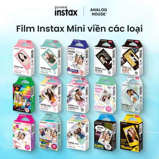 FILM INSTAX MINI FUJIFILM Viền các loại - Giấy in ảnh cho máy chụp lấy liền Instax Mini