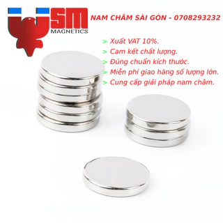 [NCSG] Nam Châm Đất Hiếm Tròn, Lập Phương, Vuông (15 kích thước)