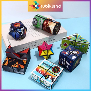 Rubik 3D Biến Hình Có Nam Châm Galaxy Phi Hành Gia Rubic Xếp Hình Học Không Gian Cube Đồ Chơi Trẻ Em
