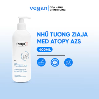 Nhũ tương Ziaja Med Atopy AZS 400ml dưỡng ẩm dịu nhẹ toàn thân xuất xứ Ba Lan