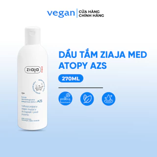 Dầu tắm Ziaja Med Atopy AZS 270ml dưỡng ẩm dịu nhẹ toàn thân xuất xứ Ba Lan