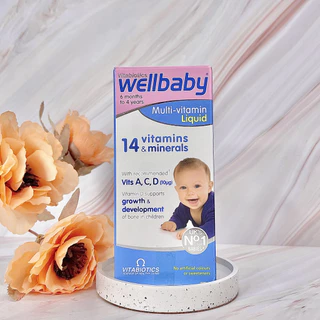 Vitamin tổng hợp wellbaby cho bé 150ml, bổ sung vitamin cho bé- Burin Market