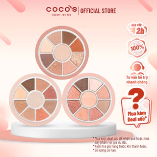 Bảng Phấn Mắt Color School Vitality Pocket Eyeshadow Palette 9 Màu