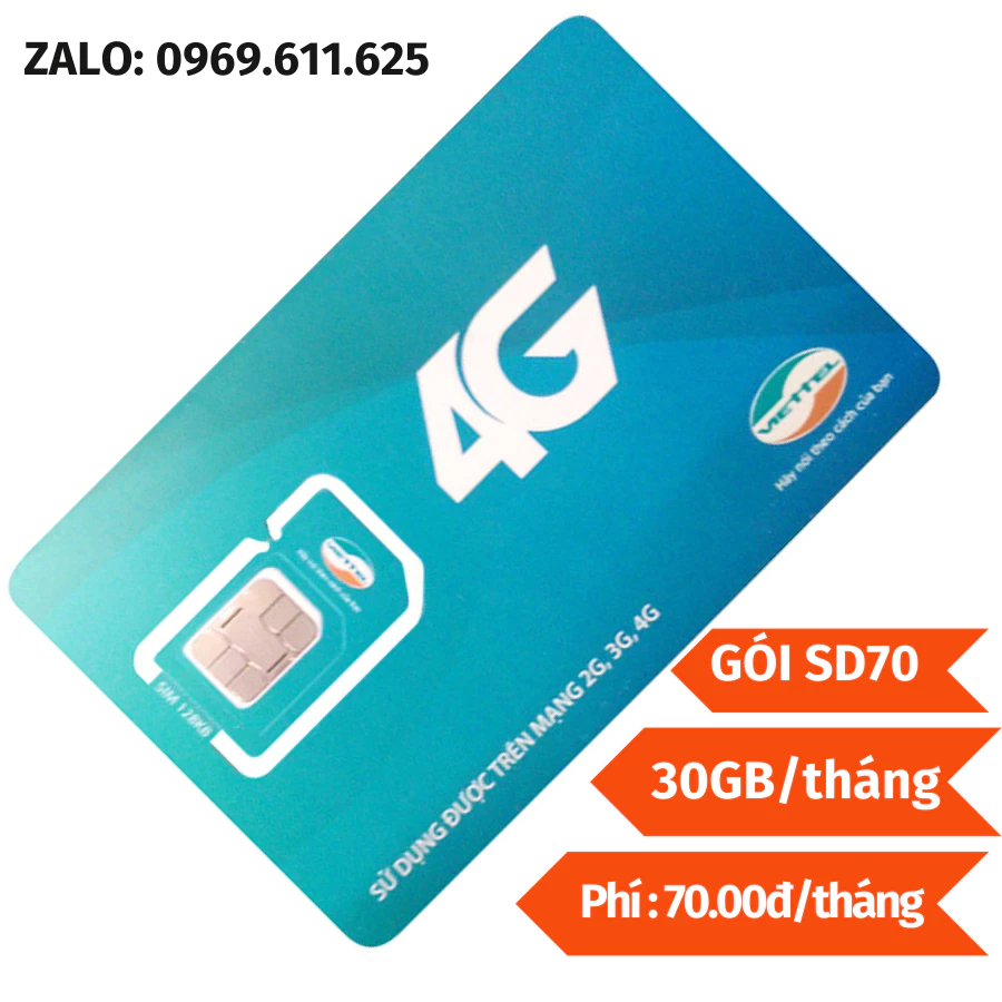 Sim 4G Viettel Data Khủng Chuyên Vào mạng GỌI THOẠI FREE Đăng Ký Gói Cước 4G Giá Rẻ Mua Về DÙng luôn