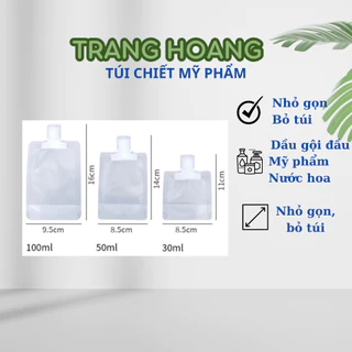 Túi Chiết Mỹ Phẩm Du Lịch - Dung Tích 30ml, 50ml, 100ml