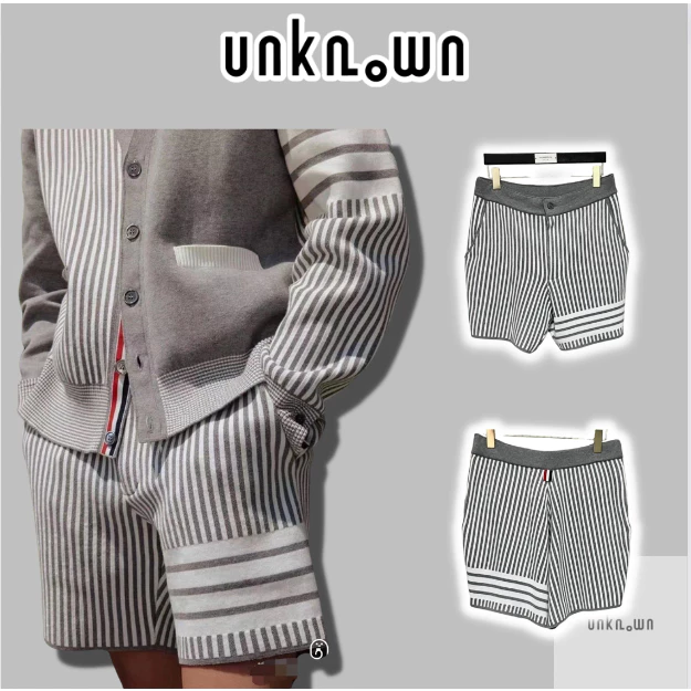 ⚡️[Hight Quality]⚡️-Quần Short Thom Brown Striped 4-Bar,Quần Đùi TB cao cấp