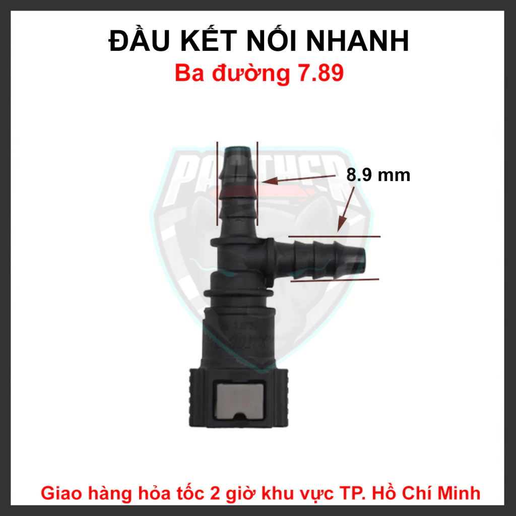 Đầu 7.89ID6 3 đường kết nối nhanh hệ thống nhiên liệu động cơ xăng và dầu diesel