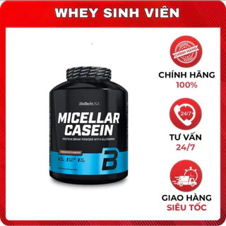 [FreeShip] [Chính hãng] Sữa Tăng Cơ Micellar Casein BiotechUSA – Dưỡng Cơ Ban Đêm Hộp 5lbs