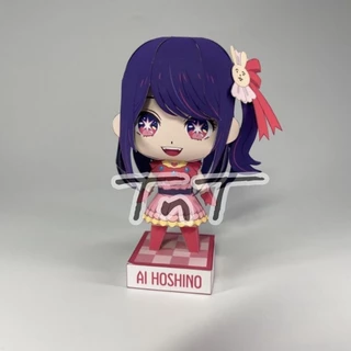 [ Oshi No Ko ] - Mô Hình Giấy Anime Chibi Ai Hoshino