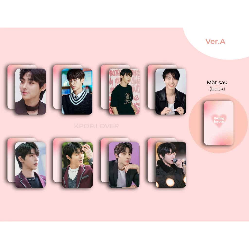 SET 8 CARD BO GÓC Hwang In Yeop