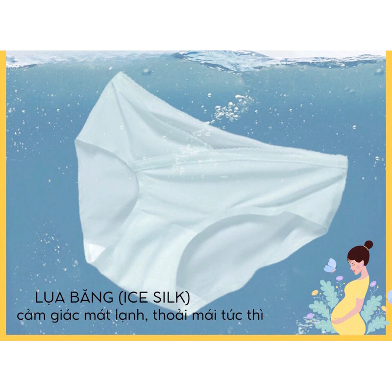 (45-100kg)Quần chip bầu bigsize chất liệu lụa băng mềm,mịn,mát