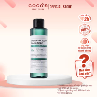 Nước Hoa Hồng Giảm Và Ngăn Ngừa Mụn Some By Mi AHA-BHA-PHA 30 Days Miracle Toner 150ml