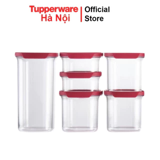 Bộ hộp bảo quản thực phẩm Tupperware Ultra Clear (6 hộp) chính hãng