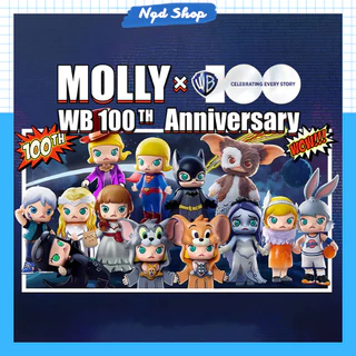 (Hàng Có Sẵn) Mô Hình Búp Bê Popmart MOLLY x Warner Kỉ Niệm 100 Năm - Tùy Chọn Mẫu