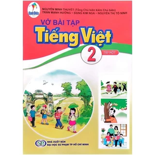 Sách Vở bài tập Tiếng Việt 2 Tập 1 (Cánh Diều) - Bán kèm bao sách và bút chì 2B