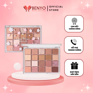 Bảng mắt 20 ô Holdlive Evening sakura dance eyeshadow palette