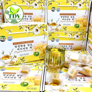 1kg Trà Hoa Cúc Đường Phèn Mật Ong  Thanh Nhiệt Giải Độc Cải Thiện Giấc Ngủ ( chia 45 gói nhỏ)