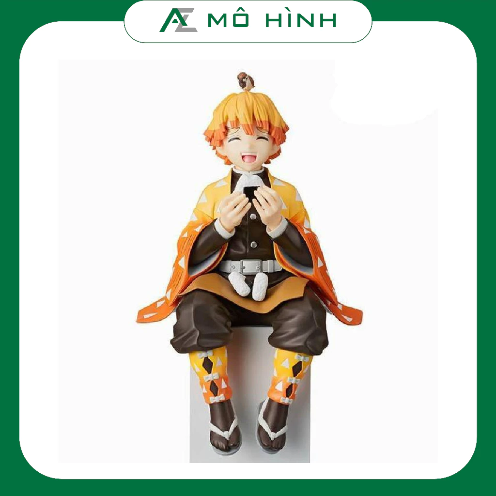 Mô hình Zenitsu dáng ngồi anime kimetsu no yaiba | Figure thanh gươm diệt quỷ demon slayer đồ chơi không hộp