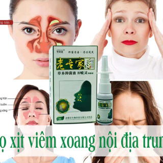 Xịt vệ sinh mũi sổ mũi, nghẹt mũi, xoang mũi JIMINGTANG 20ML