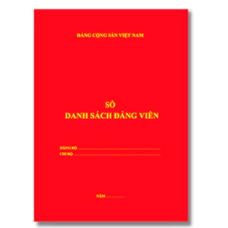 Sổ danh sách đảng viên - Mẫu 7- HSĐV theo Hướng dẫn 12